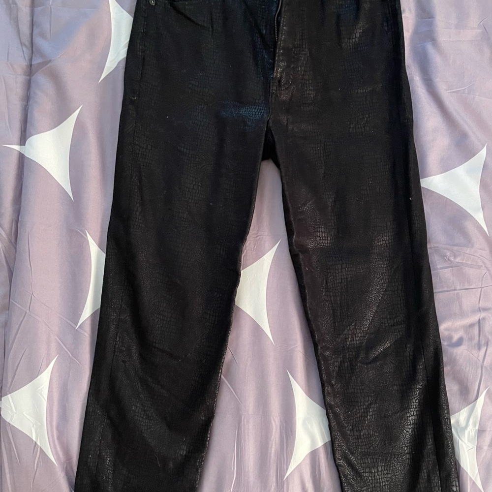 Express mom jeans size 4 black
